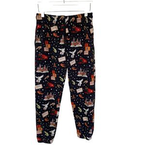 Cakeworthy x Harry Potter Joggers Fleece Pants Graphic 9¾ Unisex Size Medium EUC